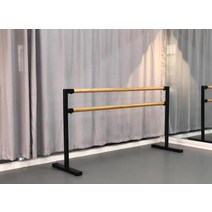 발레 무용 학원 이동식 발레 바 봉 무용바 스트레칭 높이조절, 2단 길이 2m 높이(80-105)