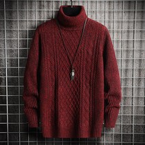 남자 터틀넥 니트 풀오버 긴팔 하늘비즈 C11 L791R027