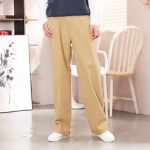 헤카 세미 와이드 면 통팬츠 루즈핏 통바지 일자면바지 보이핏 스트레이트 봄 28~38 빅사이즈