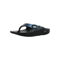 우포스 슬리퍼 쪼리 Oofos Blue Rubber Flip flop Flat Flip-Flops Shoes 9 Medium (B M) BHFO 6960