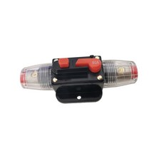 12v - 48v 자동차 트럭 회로 차단기 자가 복구 20a 30a 40a 50a 60a 80a 100a 125a 150a 자동 오디오 퓨즈 홀더 전원 보험