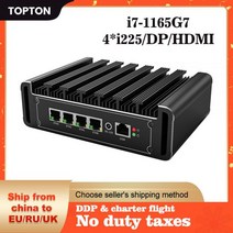 스틱PC 초 미니 PC MINIPC 안드로이드 피시 11 세대 인텔 i7 1165G7 펜티엄 7505 4 i225 2.5G LAN DDR4 NVMe DP 셀러론 N5105 팬리스, Celeron N5105, UK, 32GB DDR4 1TB NVMe