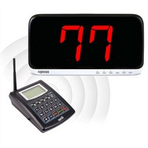 무선 순번대기 시스템 대기고객 호출 셀프매장 수신기모니터 번호 전송기 세트 / SR-A2001 수신기 + ST-5010 전송기, SR-A2001(1) + ST-5010(1)