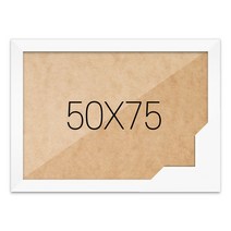 퍼즐액자 50x75 고급형 우드 화이트, 단품, 본상품