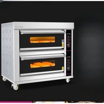 피자오븐 업소용 화덕피자 오븐 전기오븐 제빵용, 2층 2판 전기 가열 모델