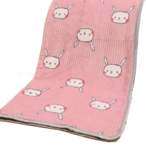 캣튜디오 고양이 얇은 겨울 담요 강아지 이불 방석 켄넬 극세사 마약 쿠션, 토끼 핑크, 얇은 담요