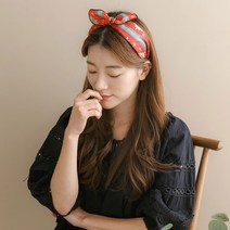 헤어밴드 미미크 주니피 리본 머리띠