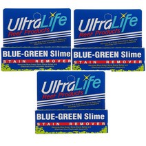3개세트 울트라 라이프 블루 그린 슬라임 스테인 리무버 Ultralife Blue Green Slime Remover