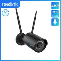 [리퍼브 IP 카메라] Reolink 5MP WiFi AI 모션 감지 CCTV 캠 스마트 홈 24/7 비디오 녹화 감시, 05 4MP WiFi 410W Black