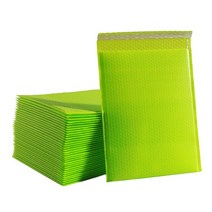 TailStar 뽁뽁이안전봉투 50pcs 핑크 버블 메일러 폴 리 셀프 인감 패딩 봉투 선물 가방 컬러 포장 책, [05] 18*23cm, [03] Green