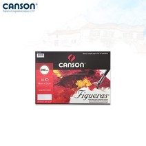 캔손 캔버스 페이퍼 유화용지 290g 18x25 낱장팩 B5 10매입/B5스케치북, CA851-104-B5