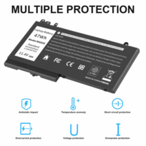 델 노트북 배터리 Dell Latitude E5270 E5470 E5570 Precision M3510 11.4V 47Wh PC용 NGGX5, XWDK1