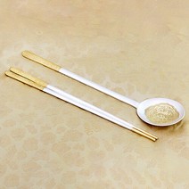 박씨상방 [박씨상방] 명품 전체금부 은수저 70% 93.75g, 선택완료, 수복거북 여 22