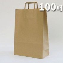 애브리플러스 크라프트 종이쇼핑백 종이가방 10개 50개 100개 200개, 100장