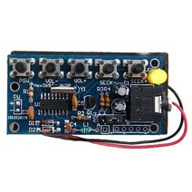 견고한 무선 스테레오 FM 라디오 수신기 모듈 PCB DIY 전자 키트 76MHz-108MHz DC 1.8V-3.6V, 한개옵션0