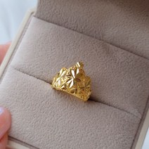 리쥬샵 24k 순금 티아라 왕관 돌반지 1.875g 3.75g 백일반지 아기반지