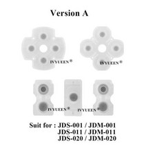 ps5 부품 듀얼센스 커버 컨트롤러 거치대 실리콘 스틱 케이스 받침대 전도성 고무 접착 버튼 패드 키패드 소니 플레이스테이션 듀얼쇼크 프로 게임, 없음, P4 Version A