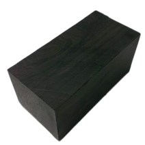 블랙 우드 나이프 핸들 재료 나무 공백 기타 부품 펜 빈 DIY 1 개, [09] 15x9x5 cm