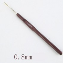 대바늘 숏팁 모사용 코바늘 뜨개질 뜨개용품 뜨개질바늘 세트 크로셰 후크 니트, 04 1piece-0.8mm