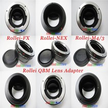 Rollei QBM 마운트 렌즈 용 어댑터 소니호환 E NEX C3 5T 후지 필름 FX X Pro2 마이크로 4/3 E-P3 E-PL2 카, 01 소니호환 E 마운트