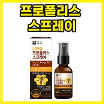 수용성 프로폴리스 스프레이 구강 향균 부드러운맛 남녀노소 온가족 환절기