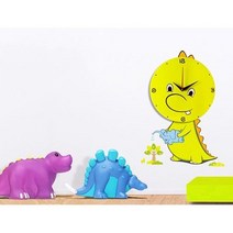 키즈룸 인테리어 아기공룡 벽시계 디자인벽시계