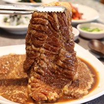 남양주 40년 전통 맛집 장우가든 칼집 한돈 돼지 왕구이 냉장, 560그람(2인분)1팩