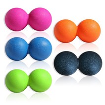 땅콜 마사지볼 1+1 (마사지볼 땅콩볼 안마볼), 17.더블(블루) + 더블(핑크)