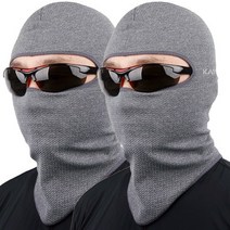 블랙베인 춘추 바라클라바 1+1 가을 겨울 봄 겸용 BALACLAVA 자전거 오토바이 복면마스크, 그레이+그레이
