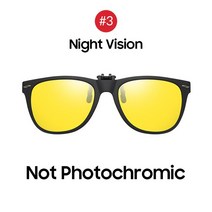 클립형선글라스 편광 플립 업 클립 선그라스 광 변색 빅 사이즈 미러 블루 렌즈 운전 낚시 UV400 색상 변경