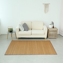 미조데코 여름 시원한 대나무 돗자리 대자리 죽편자리 청대자리 오크스틱