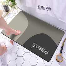 럭셔리 소프트 규조도 발매트 40cm*60cm 흡수력 좋은 발매트, 트랙