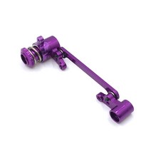 서보 서보모터 로봇 부품 스티어링 클러치 어셈블리 스티어링 서보 세이버 wltoys 144001 114 124018 124019 rc 자동차 업그레이드 부품 완료, 자주색