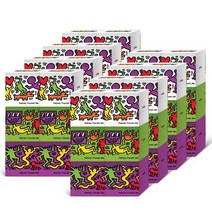 한예지 키스해링 PLAY MINI 천연펄프 미용티슈 230매 6입 8팩, 단품