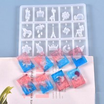레진아트재료 레진 공예 12 별자리 목걸이 팔찌 펜던트 수지 금형 DIY 에폭시 실리콘 보석 만들기 주조, [12] 12