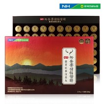 충북인삼농협 발효 녹용 홍삼 침향환 60환 침향단 침향원 침향 효능 (쇼핑백포함)