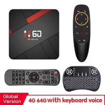 HGTOP글로벌 버전 TV 박스 6K 울트라 HD 안드로이드 10.0 HDR 4GB 64GB 듀얼 와이파이 스마트 음성 어시스턴트 미디어 플레이어, [04] Au 플러그, [11] 4G 64G keyairmouse