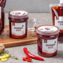 캠핑장 요알못 만능 볶음요리 양념장 550g 신선함, 약간 매운맛-용기형