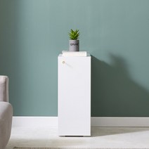 리프리홈 코지 600 틈새 수납장 250, 화이트