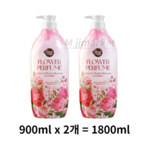샤워메이트 내추럴 퍼퓸 바디워시 체리블라섬, 1800ml, 10개