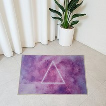 watercolor 타로 스프레드천 타로 러그 매트 시리즈, 사각형-초승달(대) 60cm × 90cm