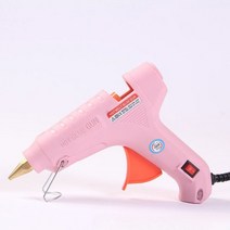 멀티 컬러 글루건 파워 수동 핫멜트 건 글루스틱, 100W, Pink, 미국