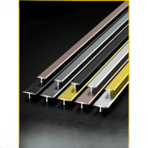 T자 몰딩 T자형 알루미늄 코너비드 벽 바닥 마감재, 6mm, 브러시드 사파이어 블루, 2.7m