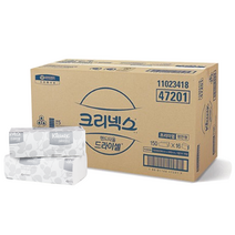 크리넥스 47201 드라이셀 프리미엄 핸드타올 2400매, 1box