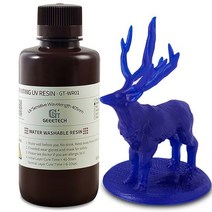 3D프린터 3D펜 3D프린팅 PLA 필라멘트geeetech photopolymer uv resin for lcd sla 3d 프린터 uv 경화 수지 재료 접착제 세척 가능한 물, 푸른