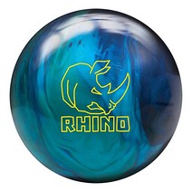 브런스윅 브런즈윅 라이노 코뿔소 볼링공, 12, Cobalt/Teal/Aqua