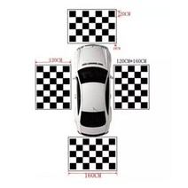 자동차 후방카메라 호환 JUSTNI HD 3D 360 카메라 자동차 조감도 시스템 4 720P 225 안드로이드 라디오, 01 Calibration Cloth