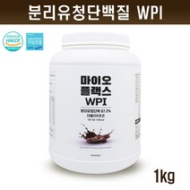 WPI 분리 유청 단백질 분말 헬스 근육 보충제 포대유청 가루 류신 아르기닌 아미노산 웨이 프로틴 쉐이크 비타민B 아연 타우린 남성 여성 운동전후 순수 단백질보충제 초코맛 프로틴파우더, 1개, 1kg