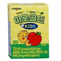 일동제약 아로골드키즈 사과맛, 120ml, 18개