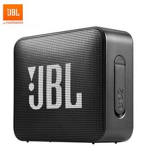 정품 JBL GO 2 무선 블루투스 스피커 미니 IPX7 방수 야외 사운드 충전식 배터리 마이크 포함, 1.GO2 BLACK, 1개